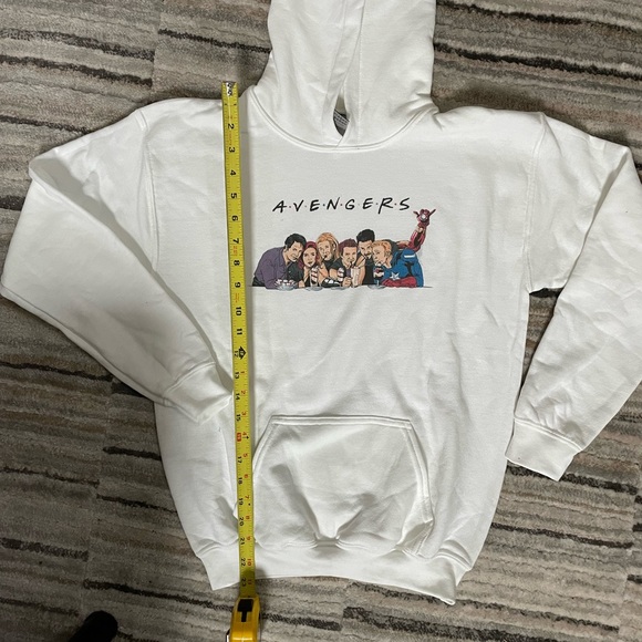 Friends/Avengers Youth L sweatshirt hoodie - NWOT. - Picture 3 of 6